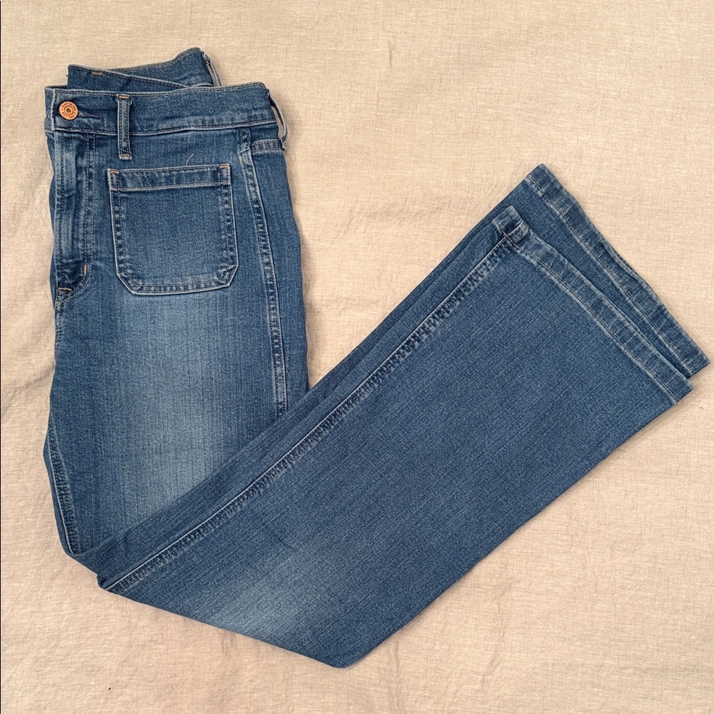 GAP Women's Flare High Rise Blue Jeans
